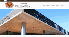 Desktop Screenshot of mueblesvaliente.com
